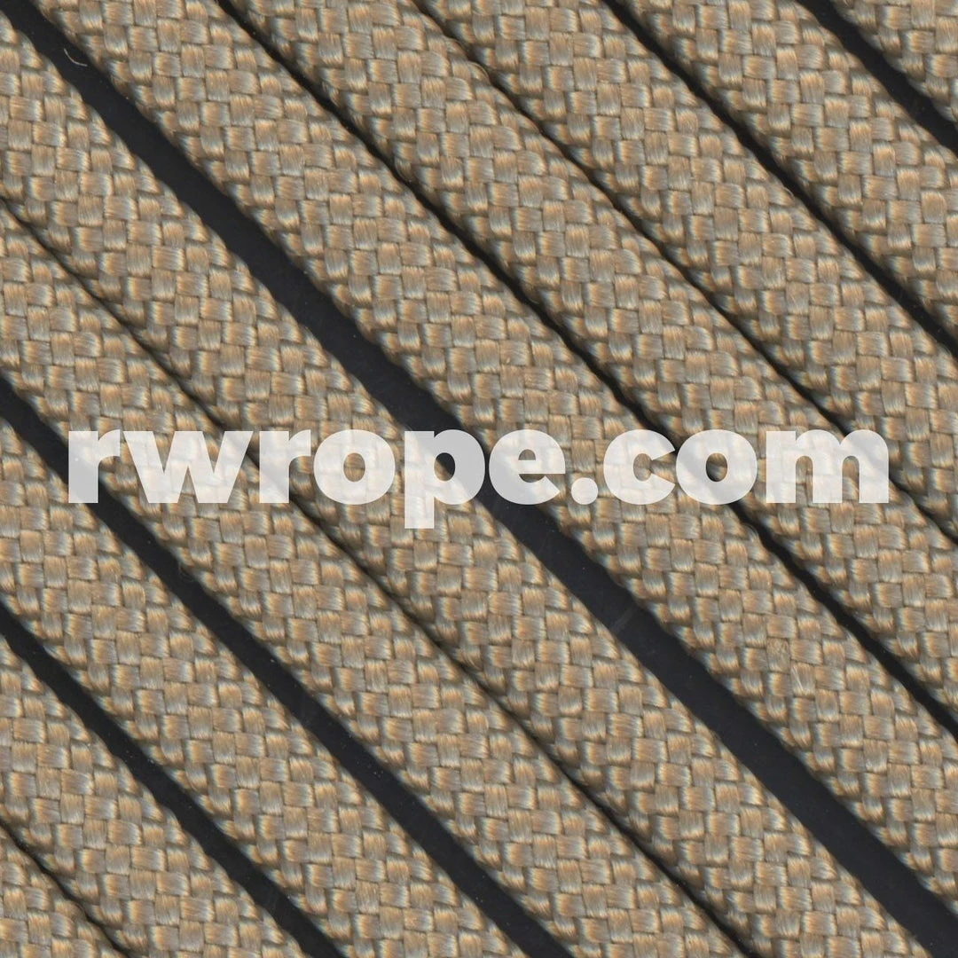 E. L. Wood Braiding Co. 650 Paracord Flat Coreless - Tan #10 1 E. L. Wood Braiding Co. 650 Paracord Flat Coreless - Tan #10
