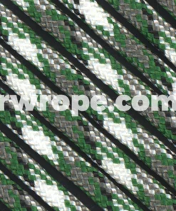 E. L. Wood Braiding Co. Paracord 550 - Kelly Camo #120