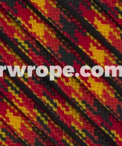 E. L. Wood Braiding Co. Paracord 550 - Flame #127