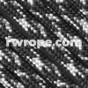 E. L. Wood Braiding Co. Paracord 425 Tactical - Black & White Camo (Zebra) #149