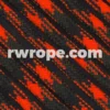 E. L. Wood Braiding Co. Paracord 425 Tactical - Orange Blaze Camo #195