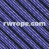 E. L. Wood Braiding Co. Paracord 550 - Electric Blue / Grey Stripe #275