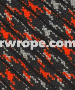 E. L. Wood Braiding Co. Paracord 550 - Neon Ninja Orange #308