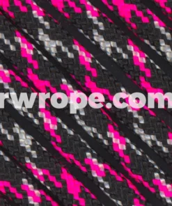 E. L. Wood Braiding Co. Paracord 550 - Neon Ninja Pink #309