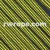 E. L. Wood Braiding Co. Paracord 550 - Neon Yellow And Black Stripe #316