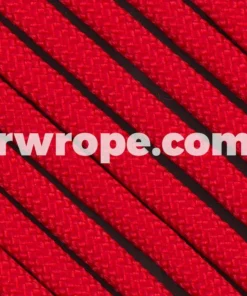 E. L. Wood Braiding Co. 650 Paracord Flat Coreless - Red #4