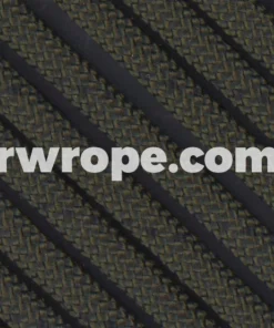 E. L. Wood Braiding Co. Paracord 550 - Olive Drab With Black Flecks #50