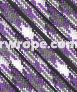E. L. Wood Braiding Co. 95 Paracord Type 1 - Purple Passion Camo #59