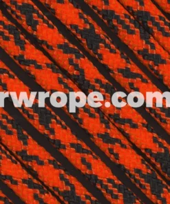 E. L. Wood Braiding Co. Paracord 550 - Neon Orange Camo #64