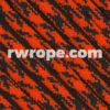 E. L. Wood Braiding Co. 95 Paracord Type 1 - Neon Orange Camo #64