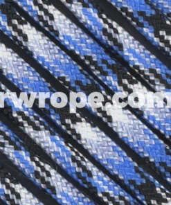 E. L. Wood Braiding Co. Paracord 550 - Blue Snake #74