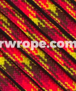 E. L. Wood Braiding Co. Paracord 550 - Fireball #84
