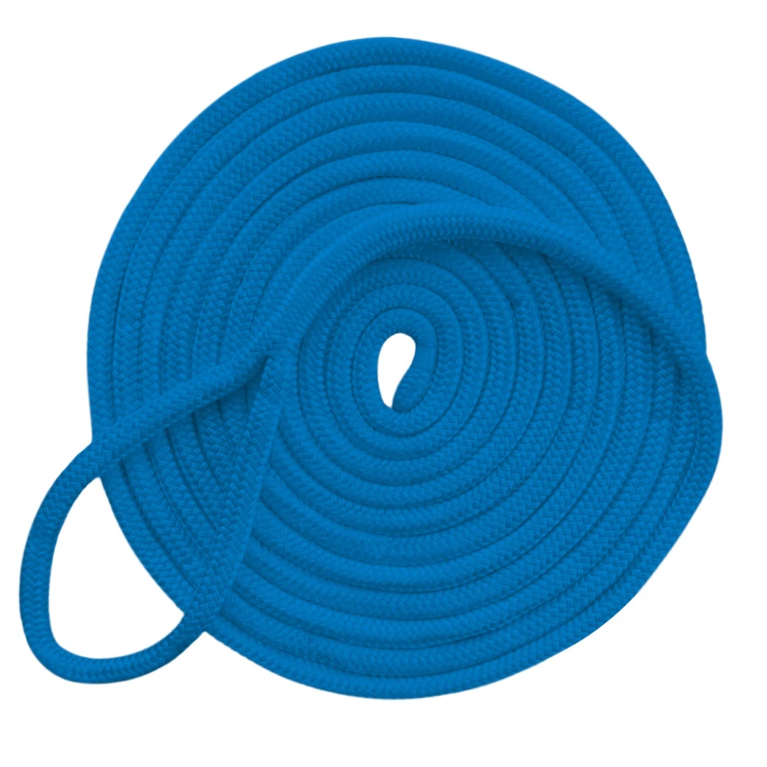 R&W Rope Anchor & Dock Line Premium - 3/8" Nylon Double Braid - Dock Lines 2 R&W Rope Anchor & Dock Line Premium - 3/8" Nylon Double Braid - Dock Lines