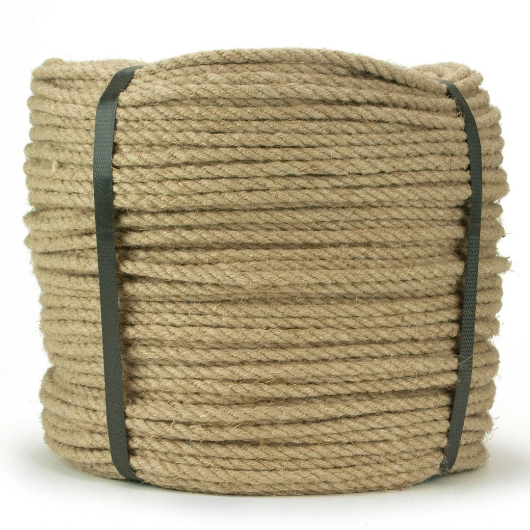 Langman Ropes Hemp Rope - Natural Hemp, Three Strand Construction 3 Langman Ropes Hemp Rope - Natural Hemp, Three Strand Construction