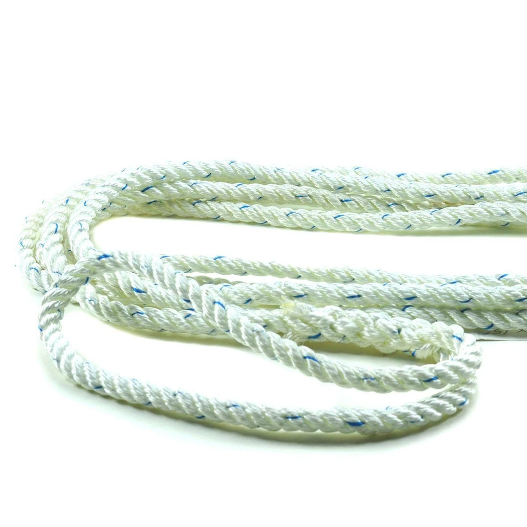 R&W Rope 3/4" Nylon 3 Strand Dock Line With Splice 3 R&W Rope 3/4" Nylon 3 Strand Dock Line With Splice