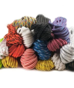 R&W Rope Nylon Rope Remnant Hanks - Assorted Braids And Colors