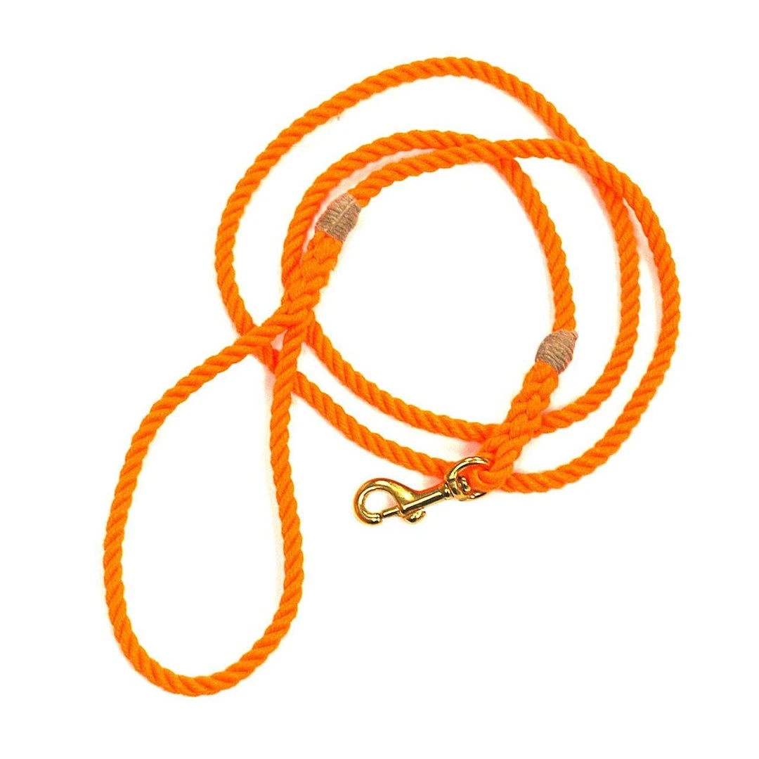 R&W Rope Langman Ropes POSH Dog Leash 6' X 3/8" 1 R&W Rope Langman Ropes POSH Dog Leash 6' X 3/8"