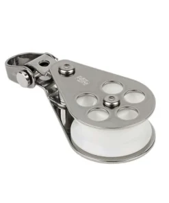 Schaefer Single Stainless Block With Front-Side Shackle 03-03