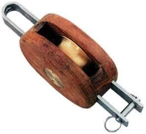 Davey & Company LTD Wooden Single Blocks With Roller Bearings 2 Davey & Company LTD Wooden Single Blocks With Roller Bearings