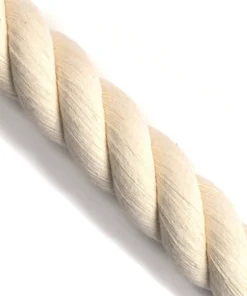 Langman Ropes 100% Cotton 4-Strand Rope, White